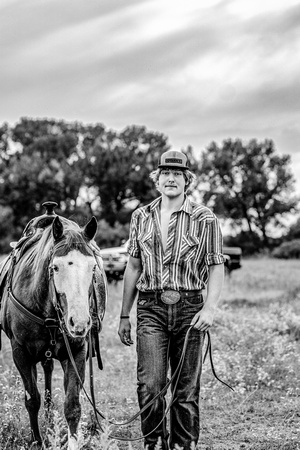 Gauge Senior Photos B&W-1
