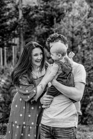 Smith Family 2024 B&W-10